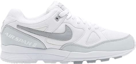 nike air span wit grijs|Nike Air Span 2 White Wolf Grey Men's .